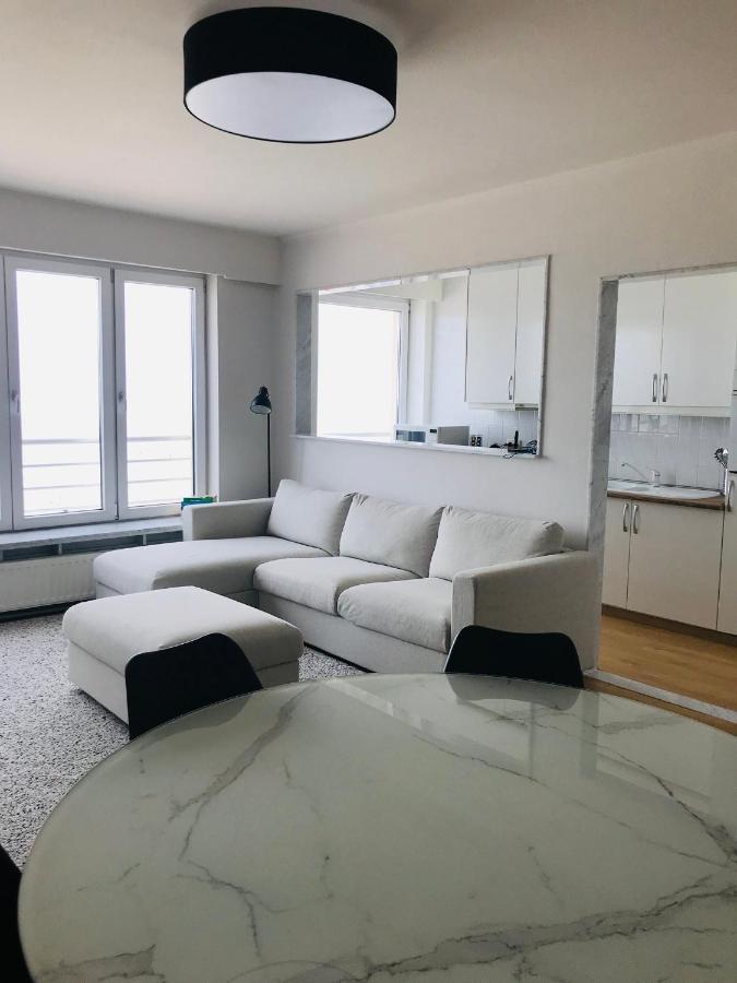 Ruim Appartement Met Zeezicht Blankenberge Dış mekan fotoğraf